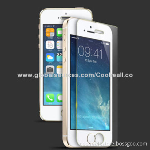 9H tempered-glass Screen Guard for iPhone 4/4S, Anti-crack, Anti-broken